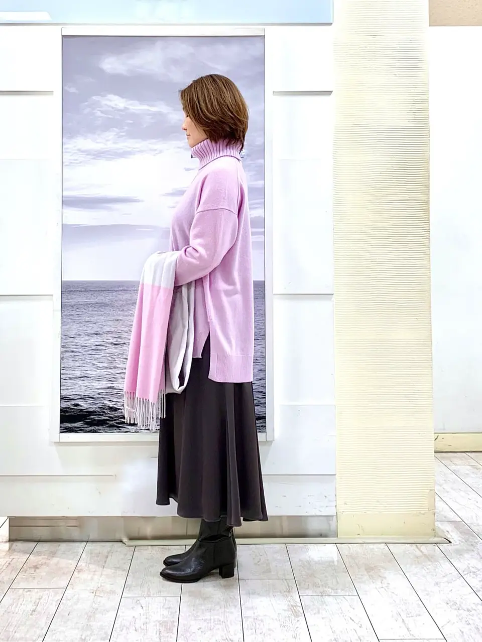 自由区 中鉢 コーディネート画像