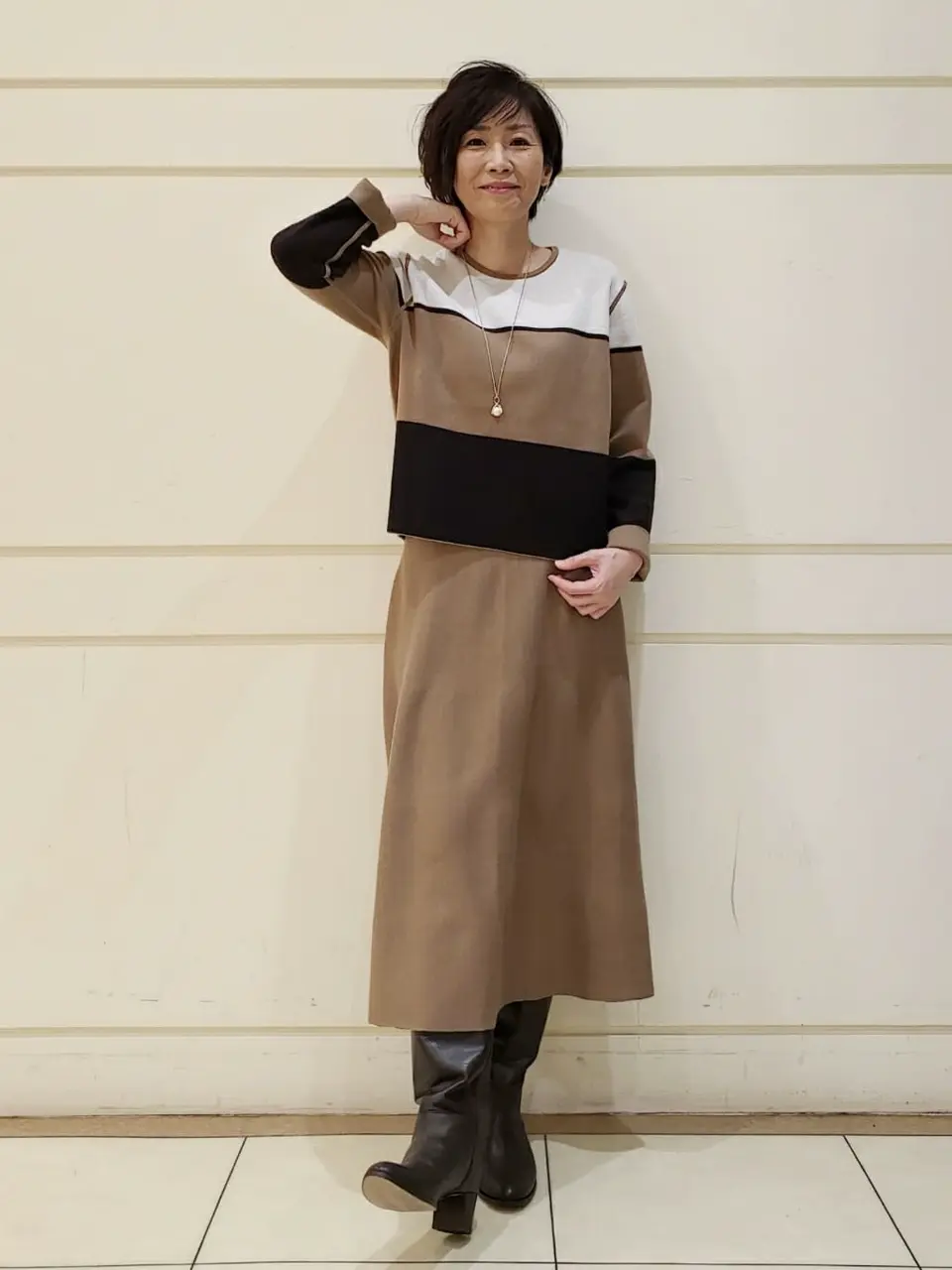 自由区 maruri コーディネート画像