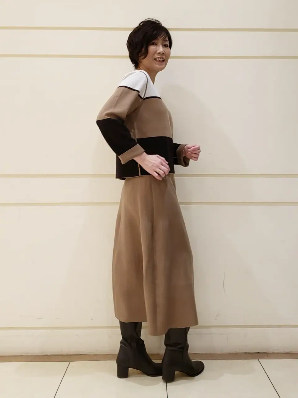 自由区 maruri コーディネート画像