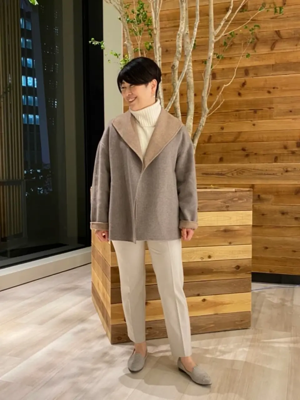 自由区 田中 コーディネート画像