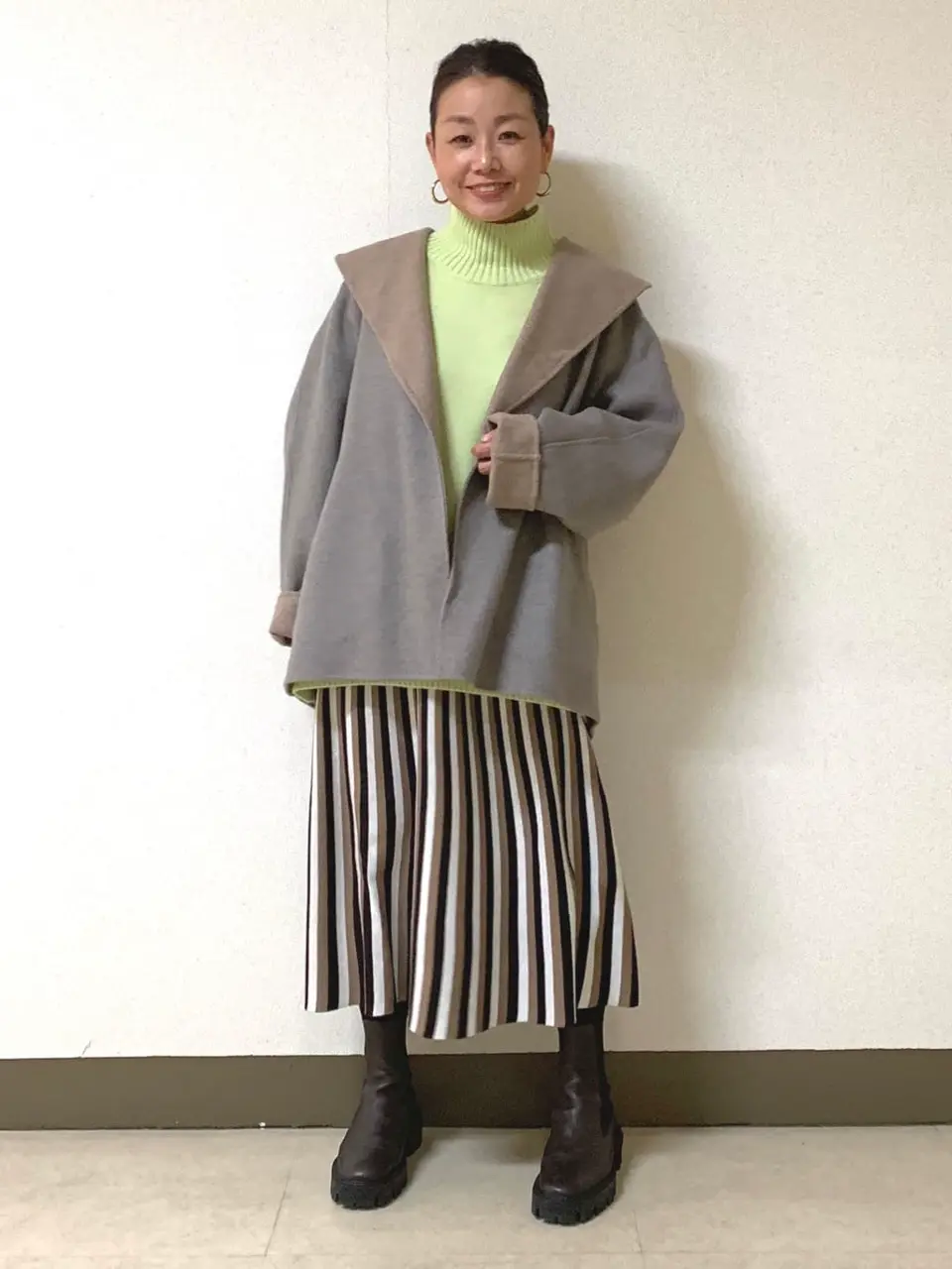 自由区 坂本 コーディネート画像