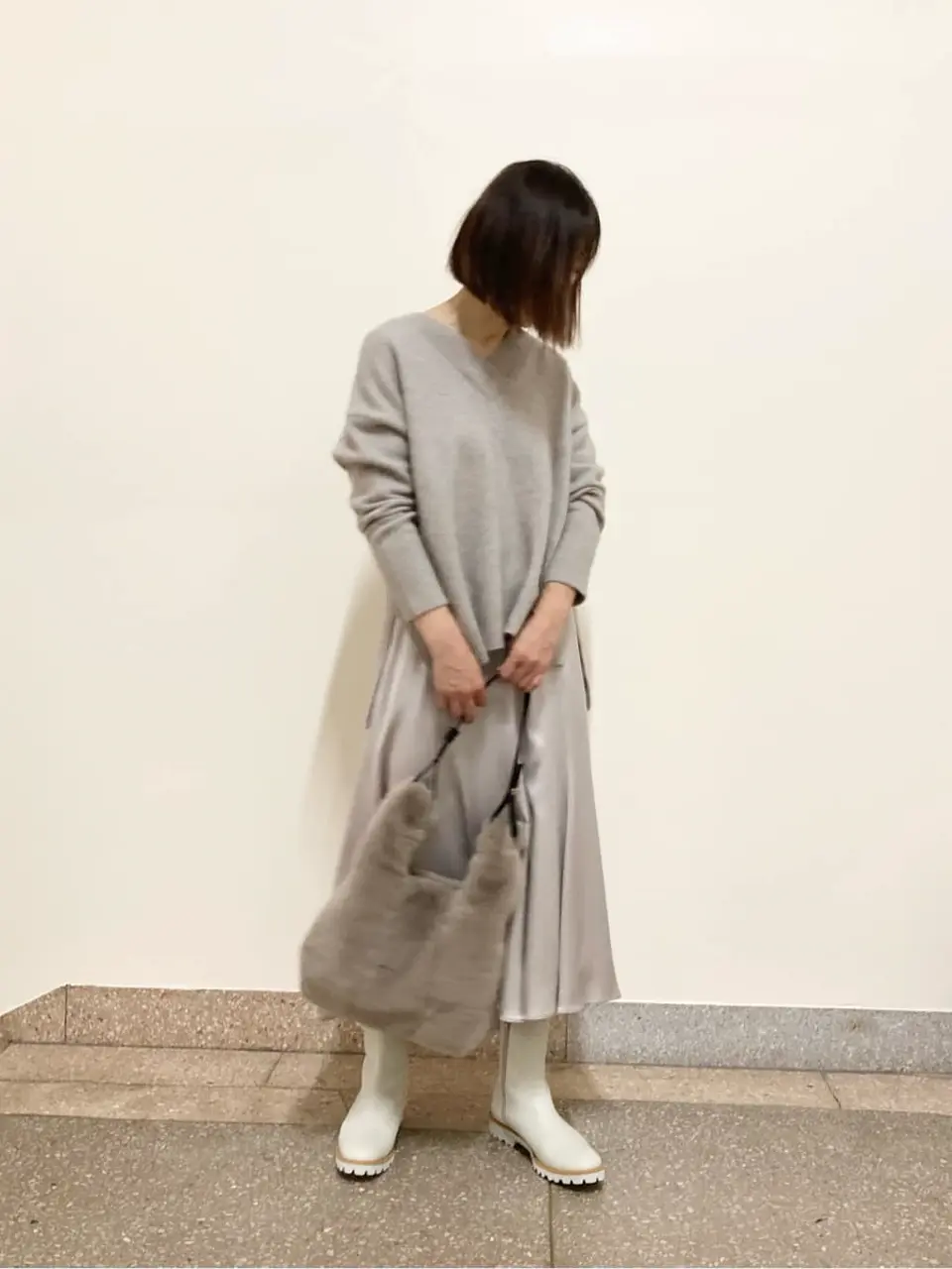 自由区 阿部 コーディネート画像