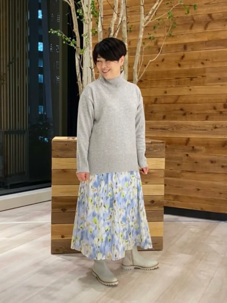 自由区 田中 コーディネート画像