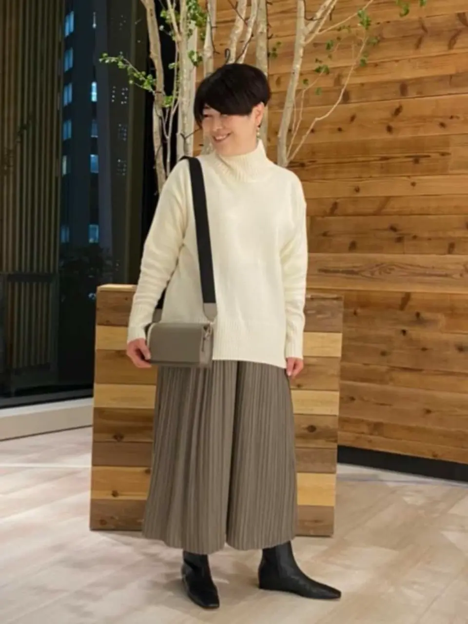 自由区 田中 コーディネート画像