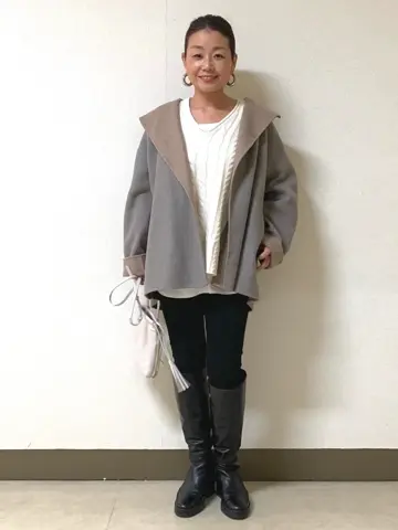 自由区 坂本 コーディネート画像