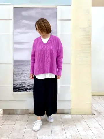 自由区 中鉢 コーディネート画像