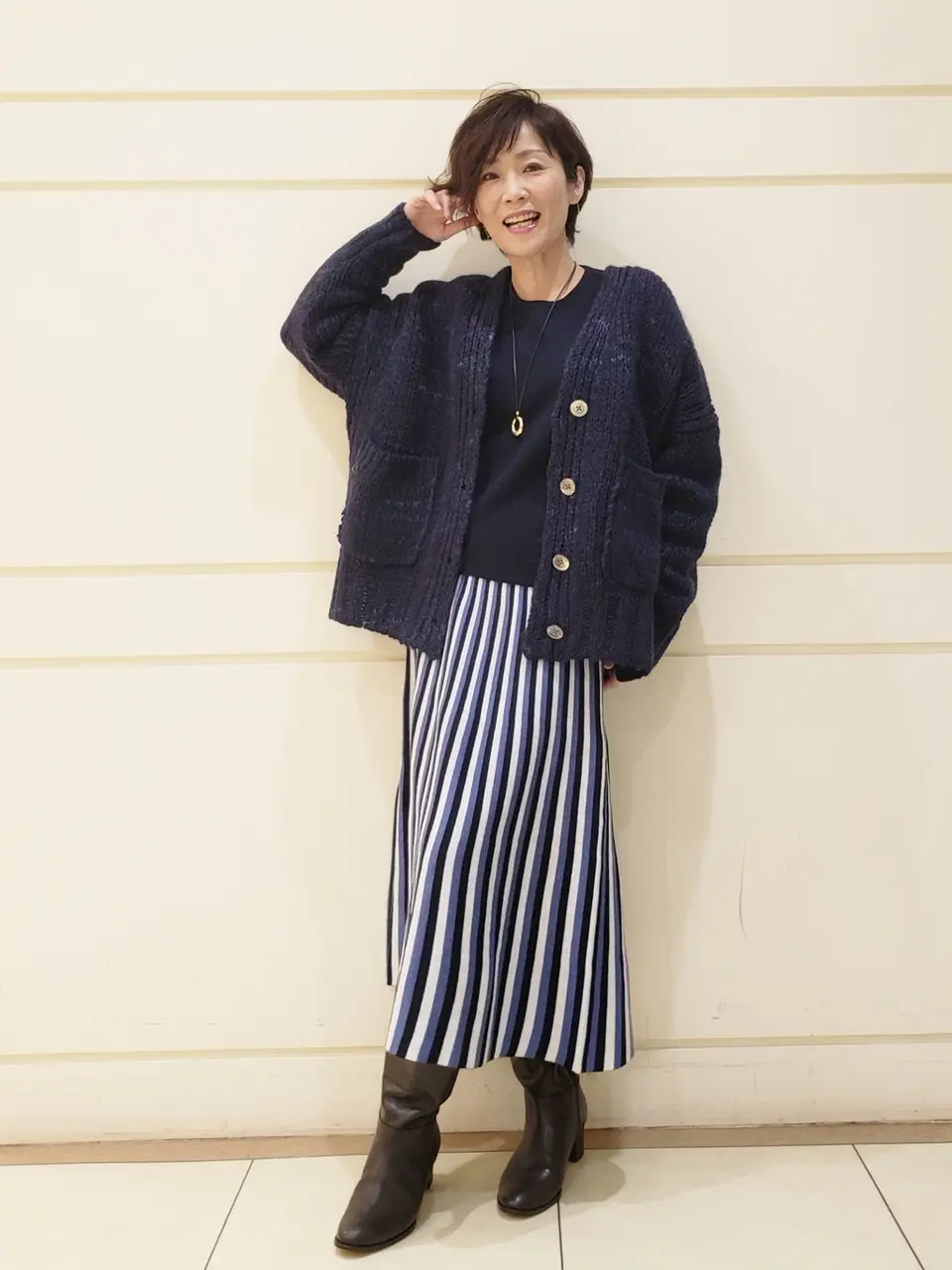 自由区 maruri コーディネート画像