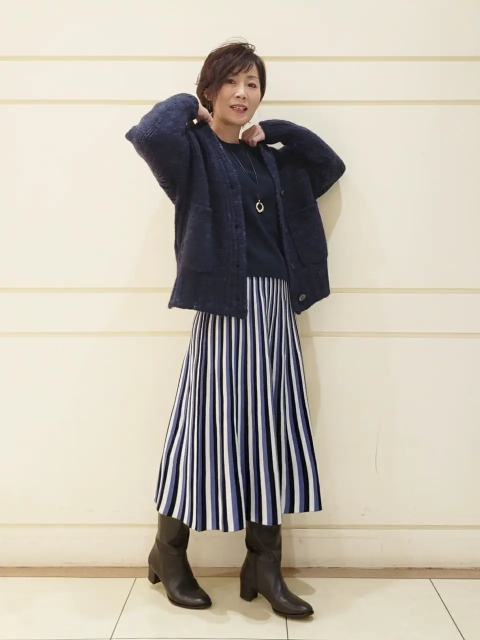 自由区 maruri コーディネート画像