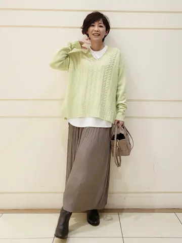 自由区 maruri コーディネート画像