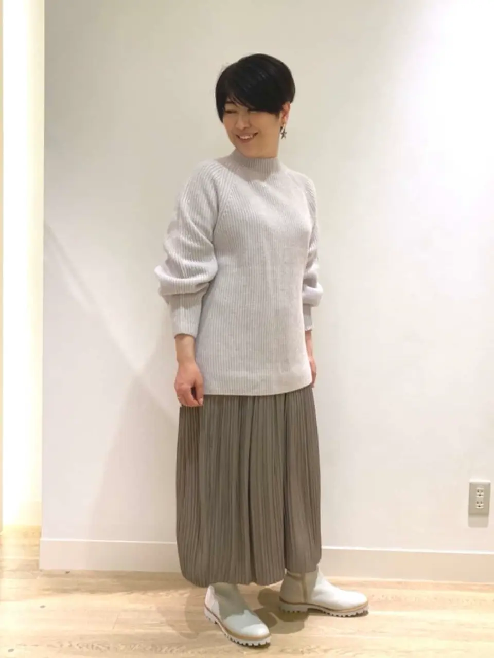 自由区 田中 コーディネート画像