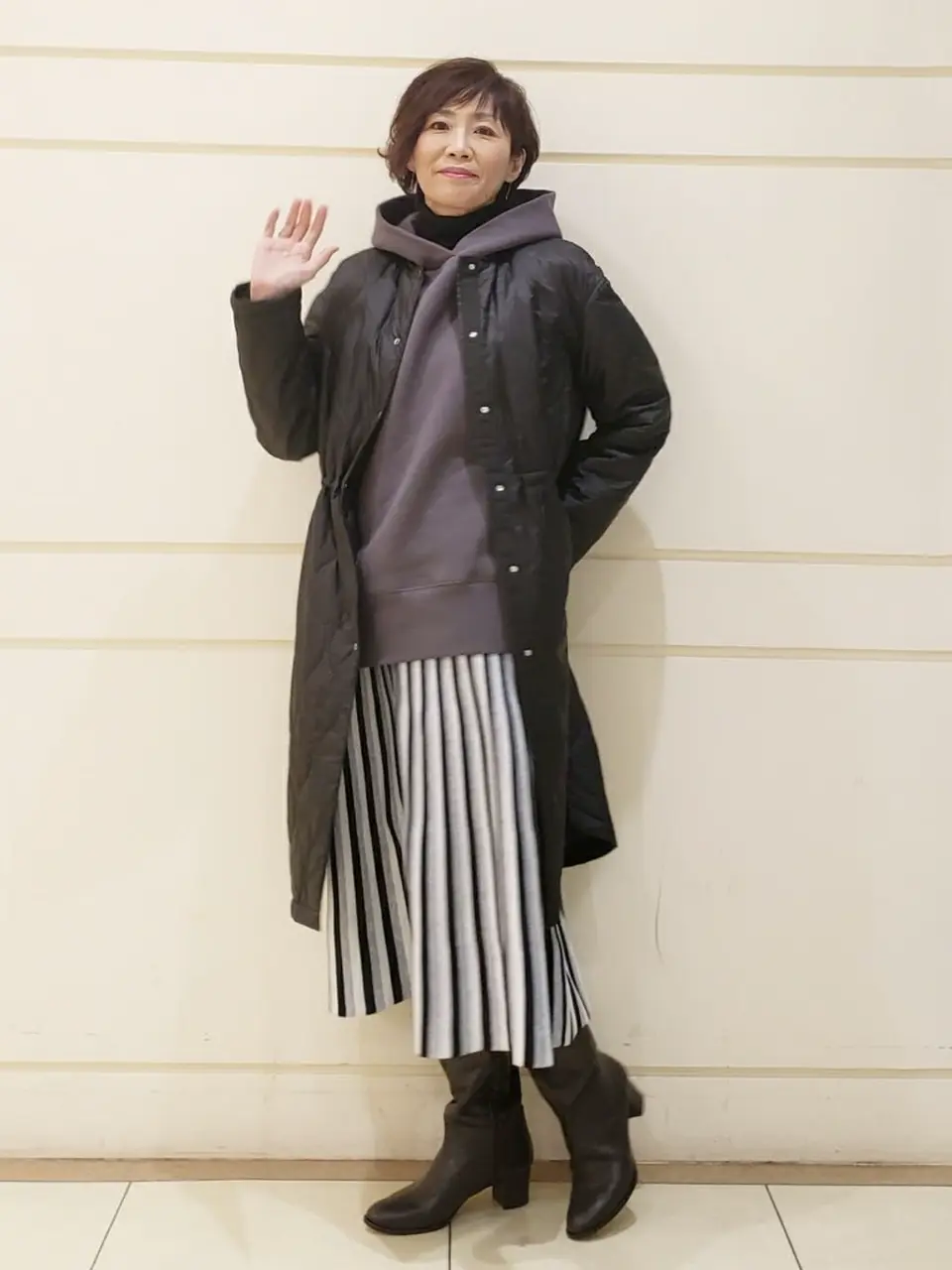 自由区 maruri コーディネート画像