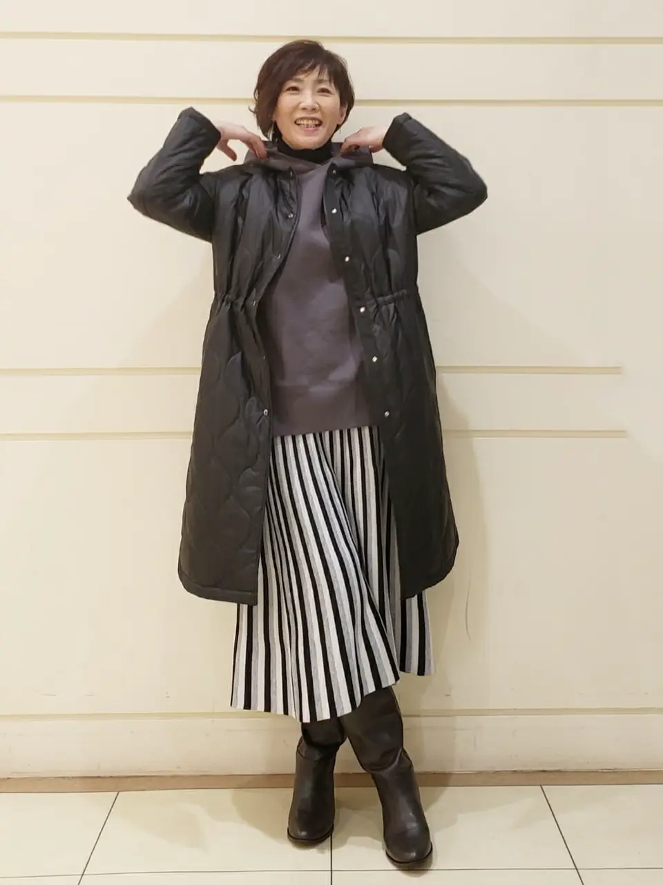 自由区 maruri コーディネート画像