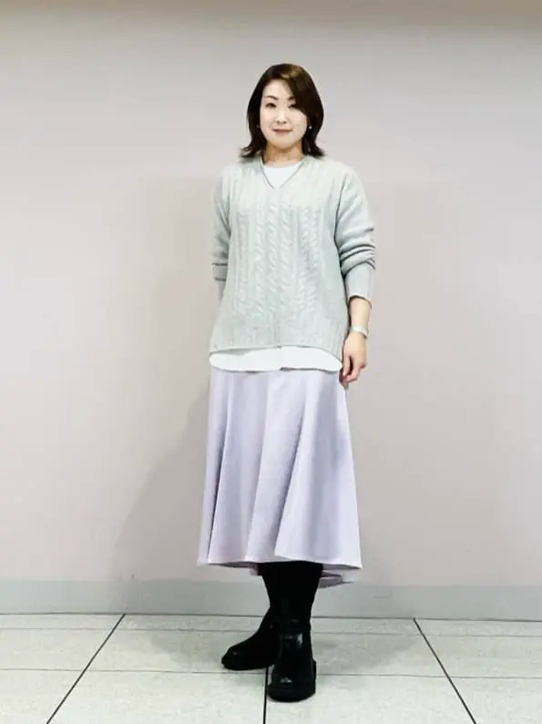 自由区 上島 コーディネート画像