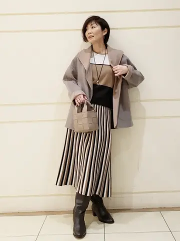 自由区 maruri コーディネート画像