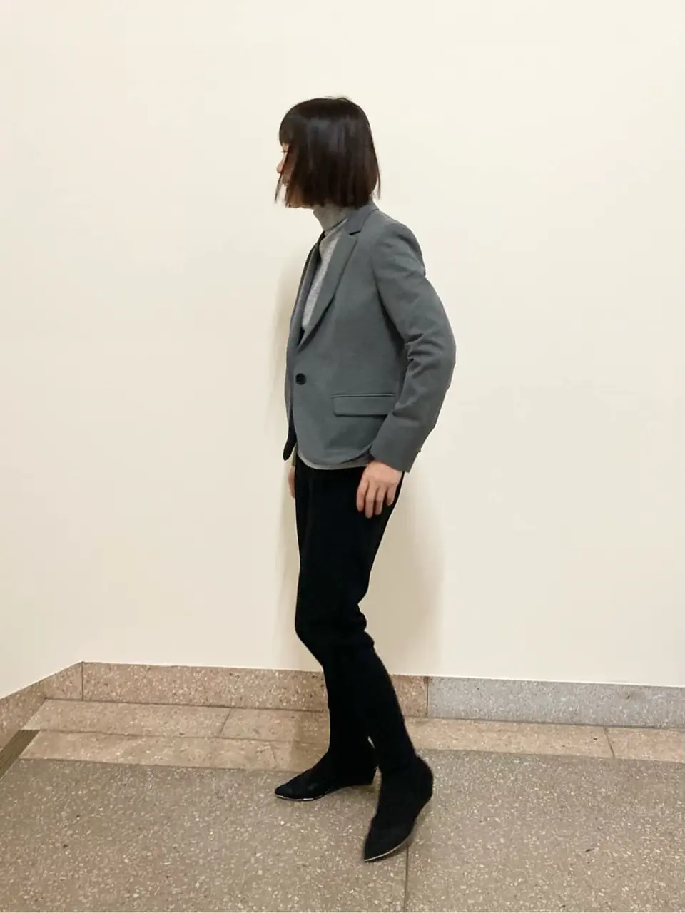 自由区 阿部 コーディネート画像