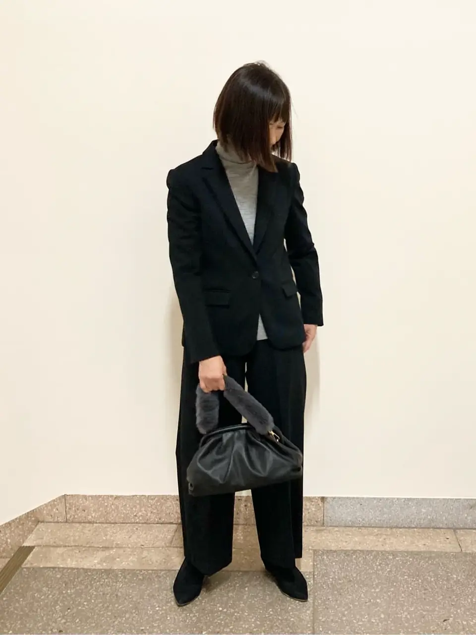 自由区 阿部 コーディネート画像