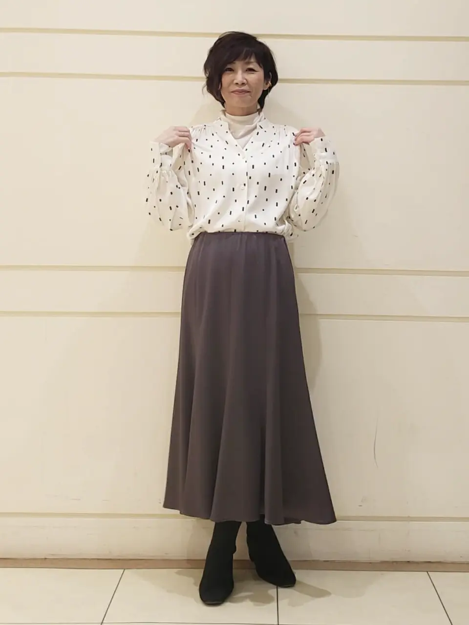 自由区 maruri コーディネート画像