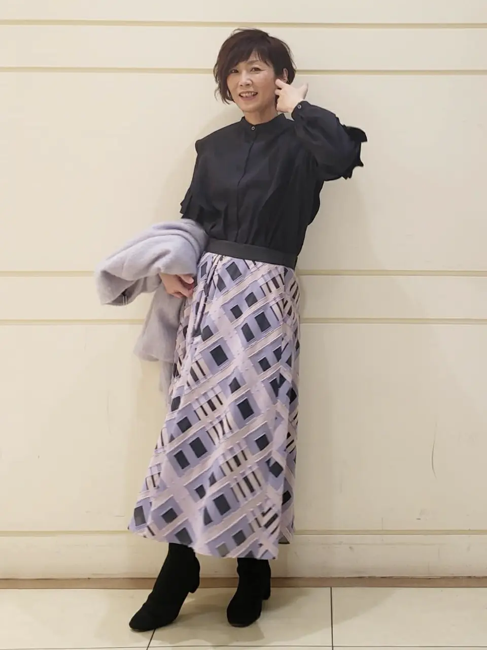 自由区 maruri コーディネート画像