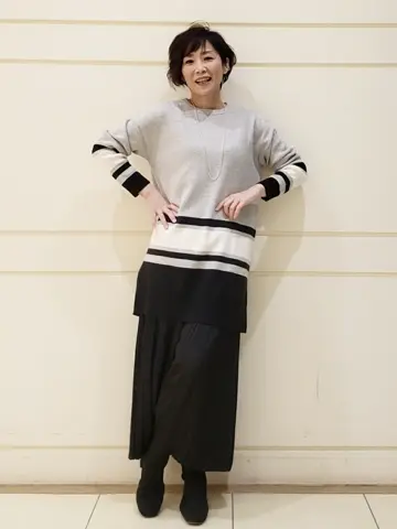 自由区 maruri コーディネート画像