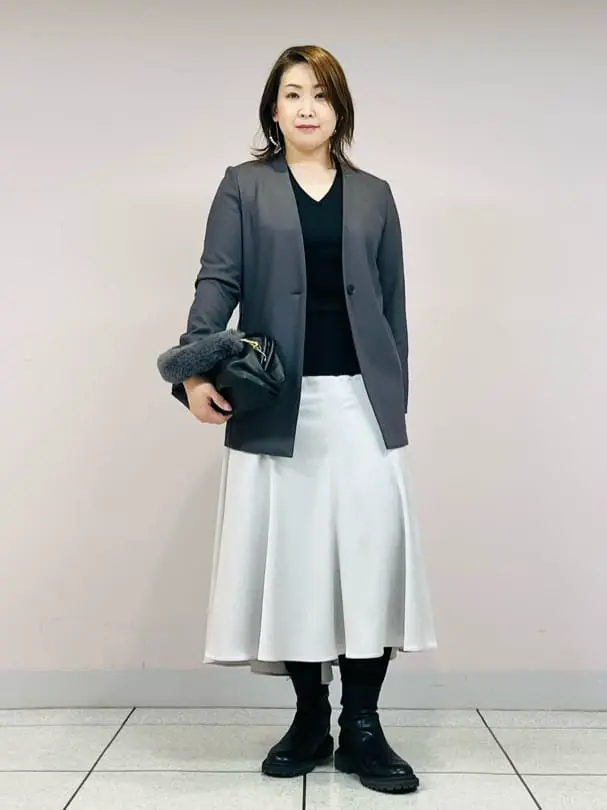 自由区 上島 コーディネート画像