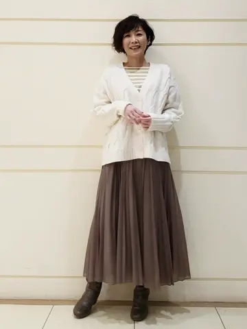 自由区 maruri コーディネート画像