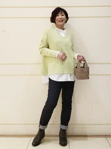 自由区 maruri コーディネート画像