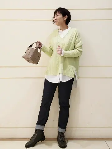 自由区 maruri コーディネート画像