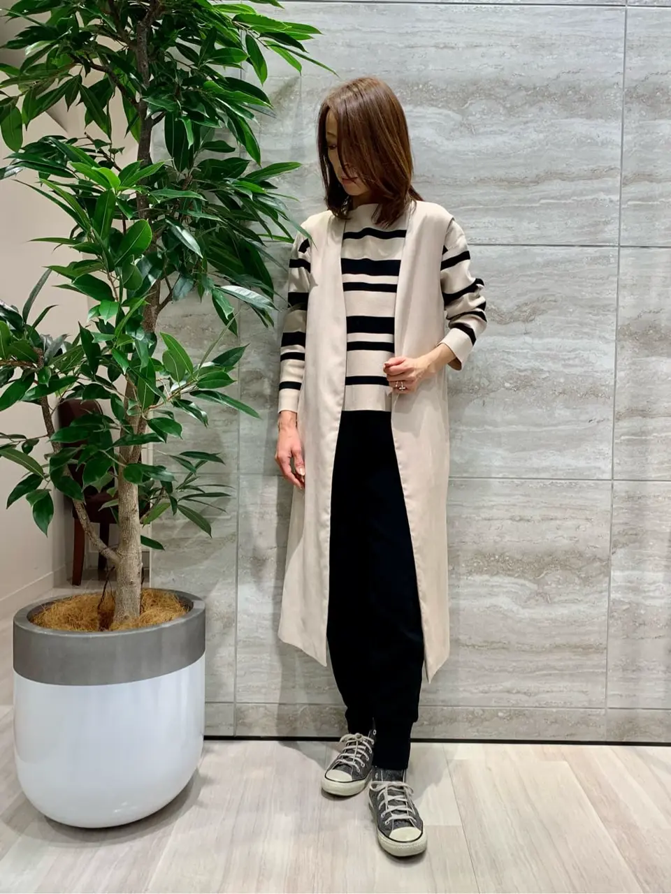 自由区 Ishii コーディネート画像