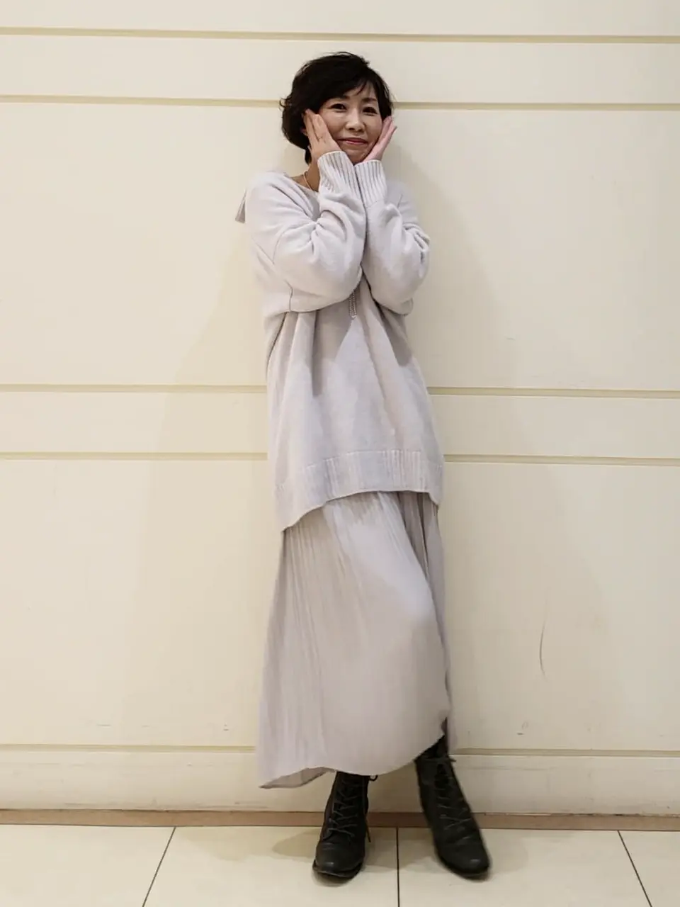 自由区 maruri コーディネート画像