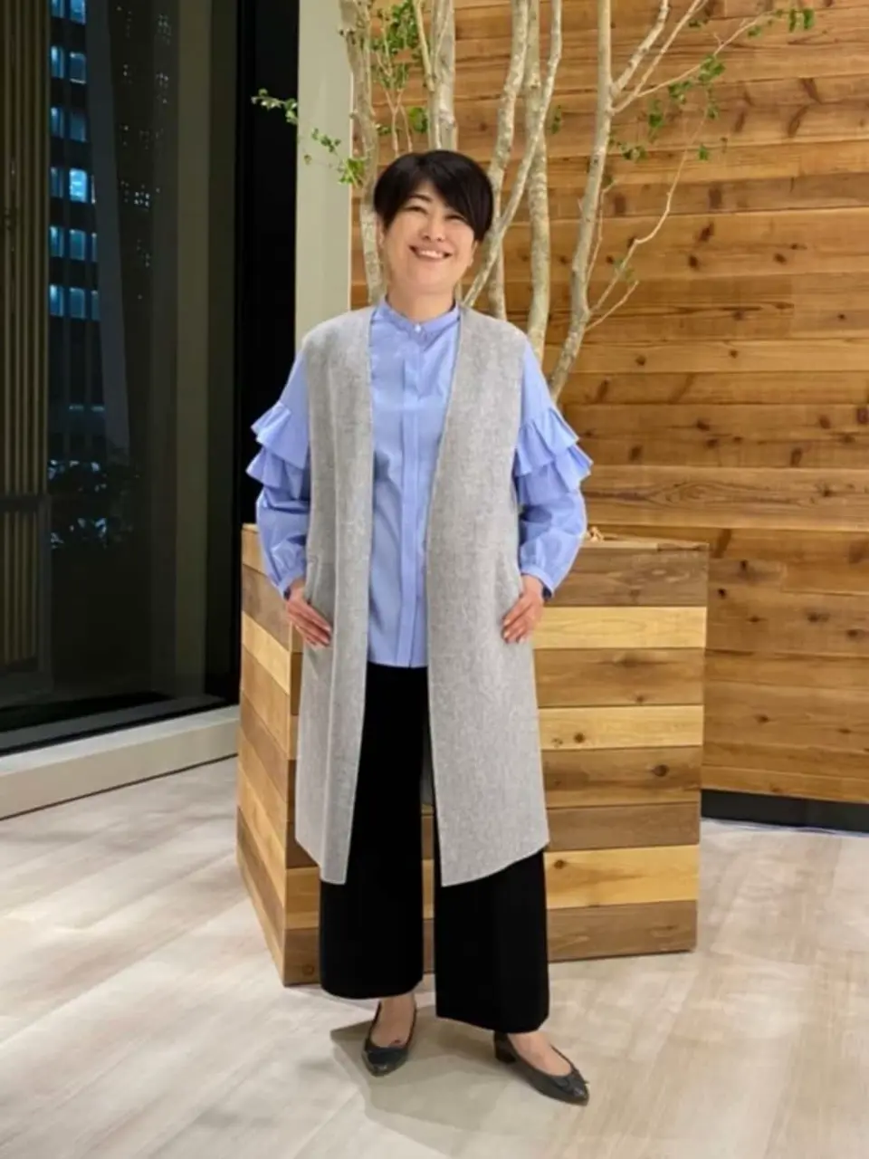 自由区 田中 コーディネート画像