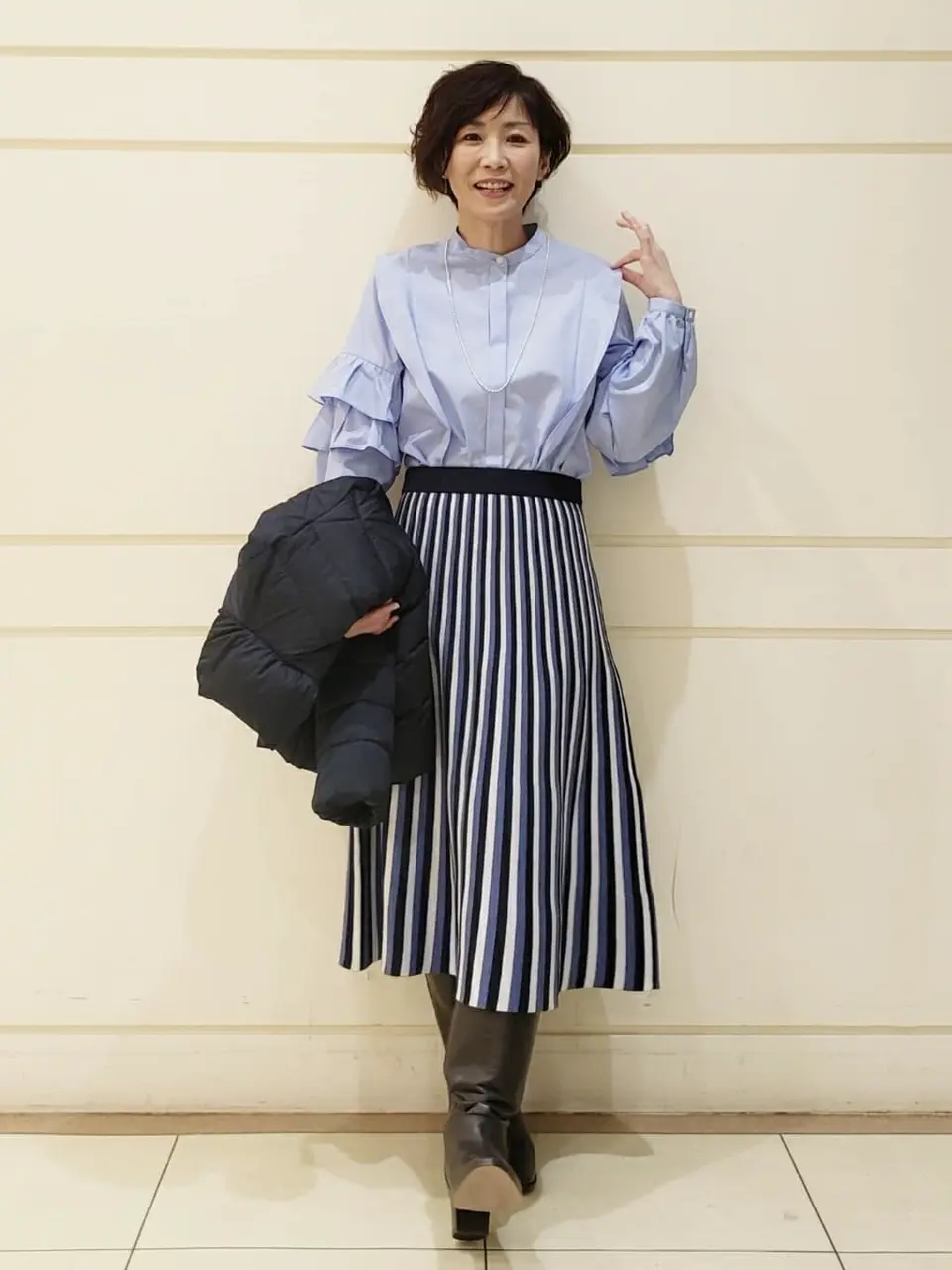 自由区 maruri コーディネート画像