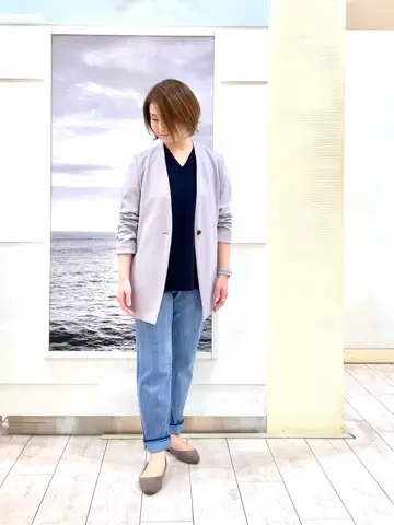 自由区 中鉢 コーディネート画像