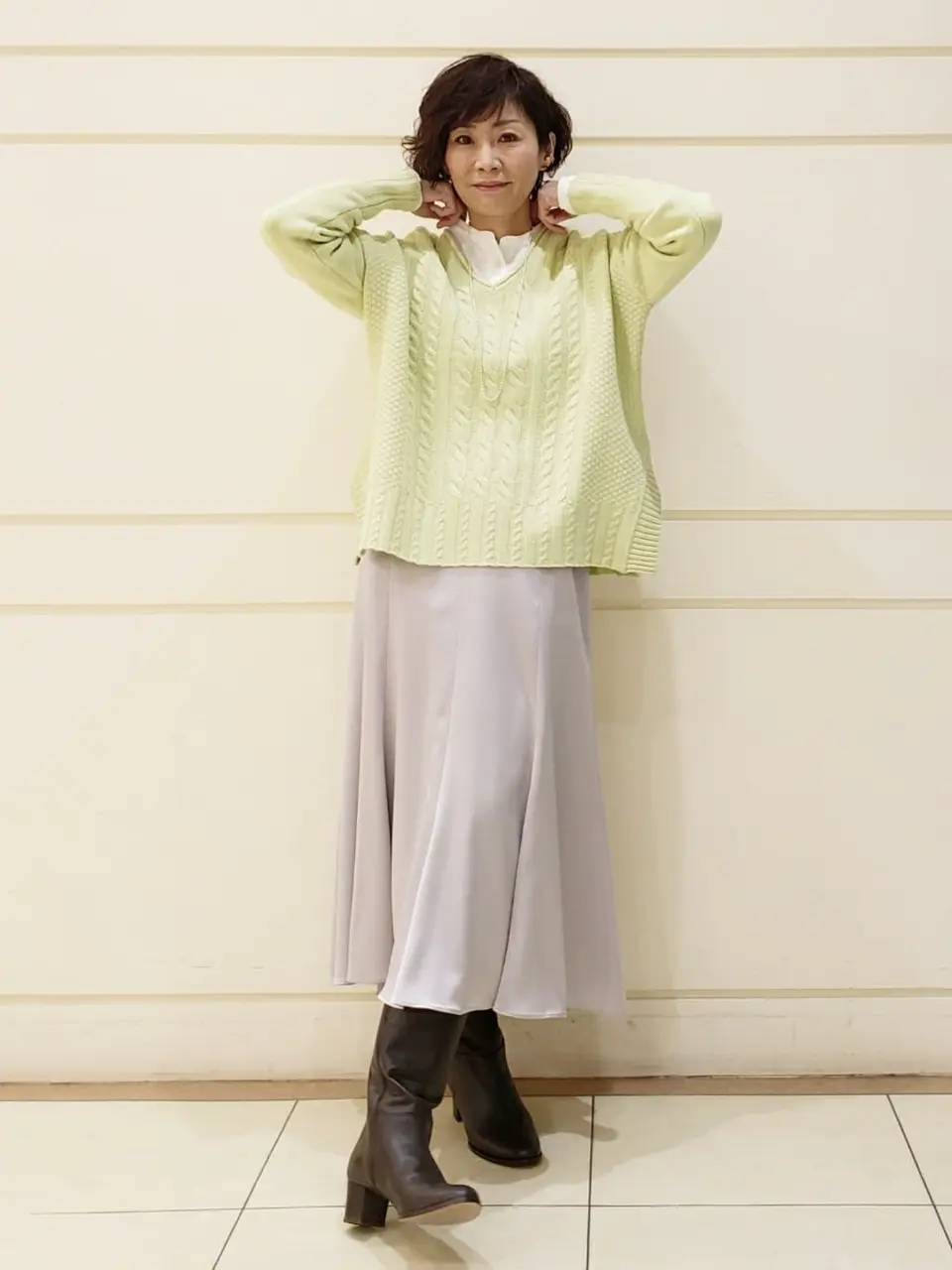 自由区 maruri コーディネート画像