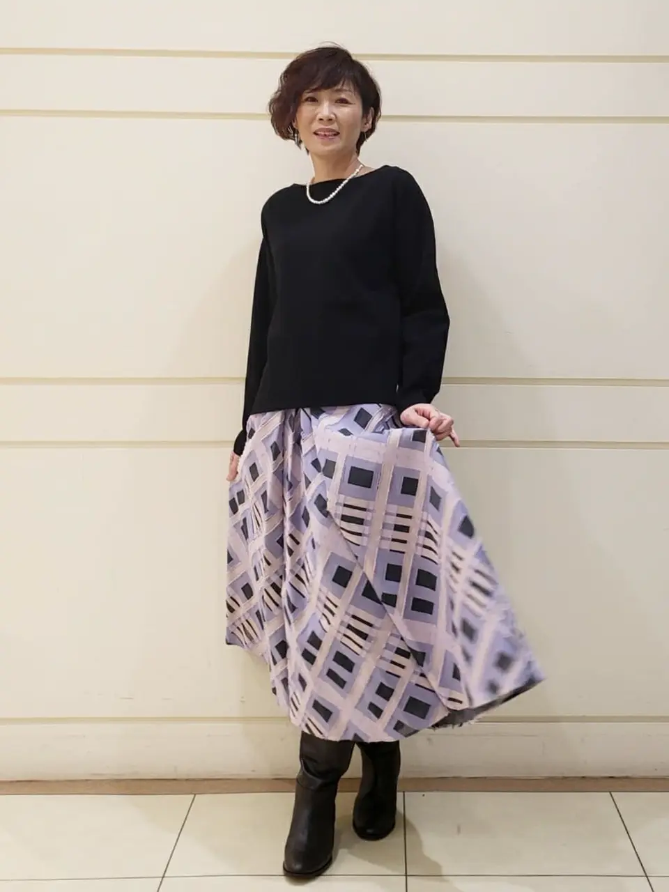 自由区 maruri コーディネート画像