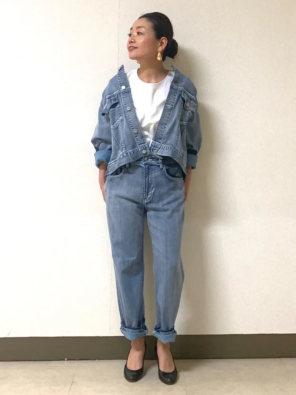 自由区 坂本 コーディネート画像