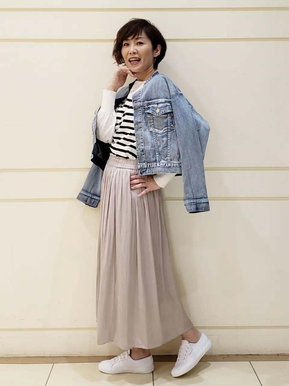 自由区 maruri コーディネート画像