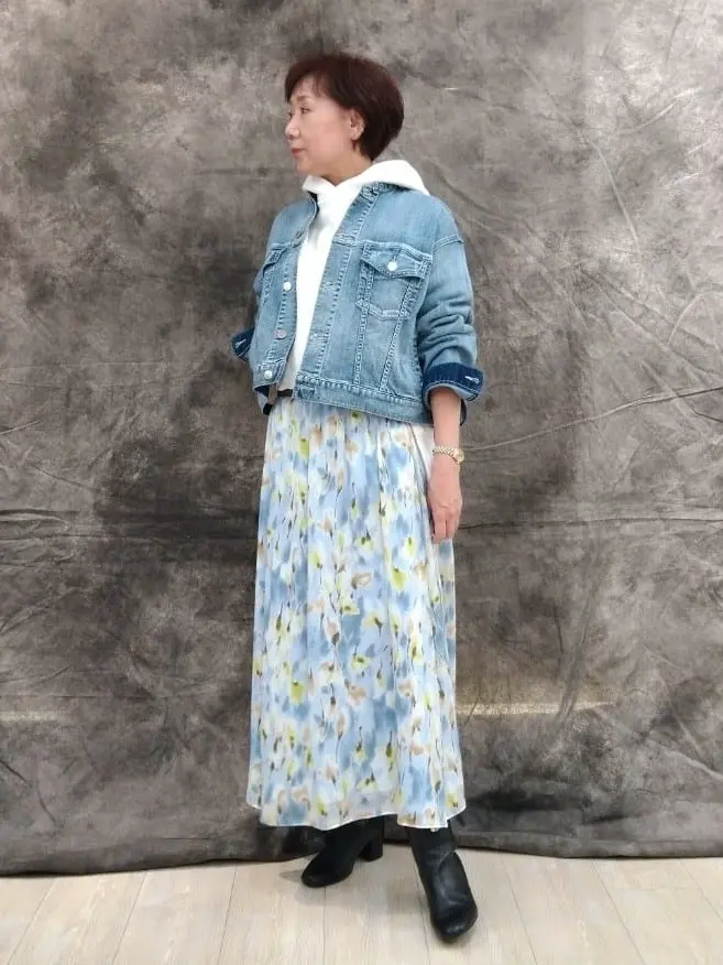 自由区 鶴田 コーディネート画像