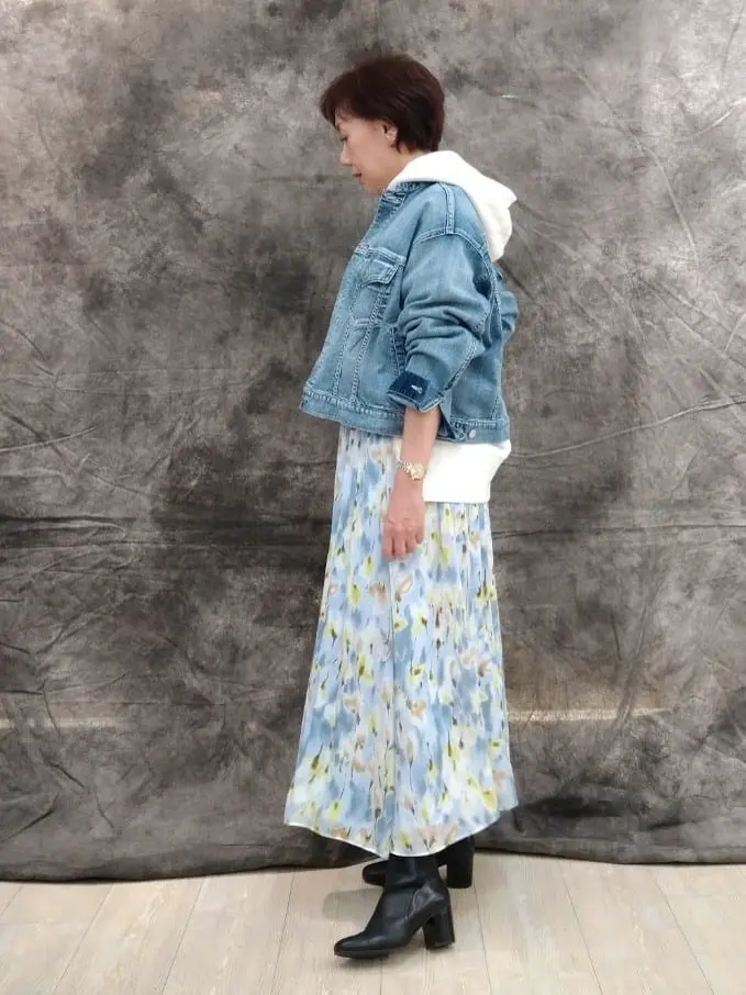 自由区 鶴田 コーディネート画像