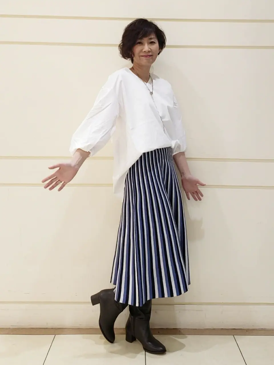 自由区 maruri コーディネート画像