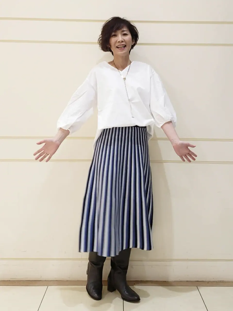 自由区 maruri コーディネート画像