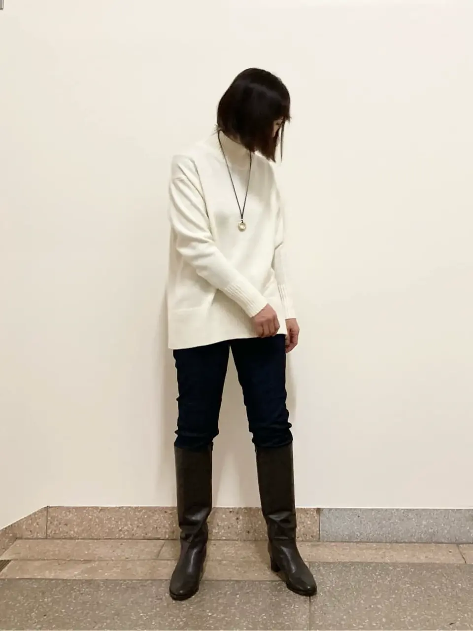 自由区 阿部 コーディネート画像