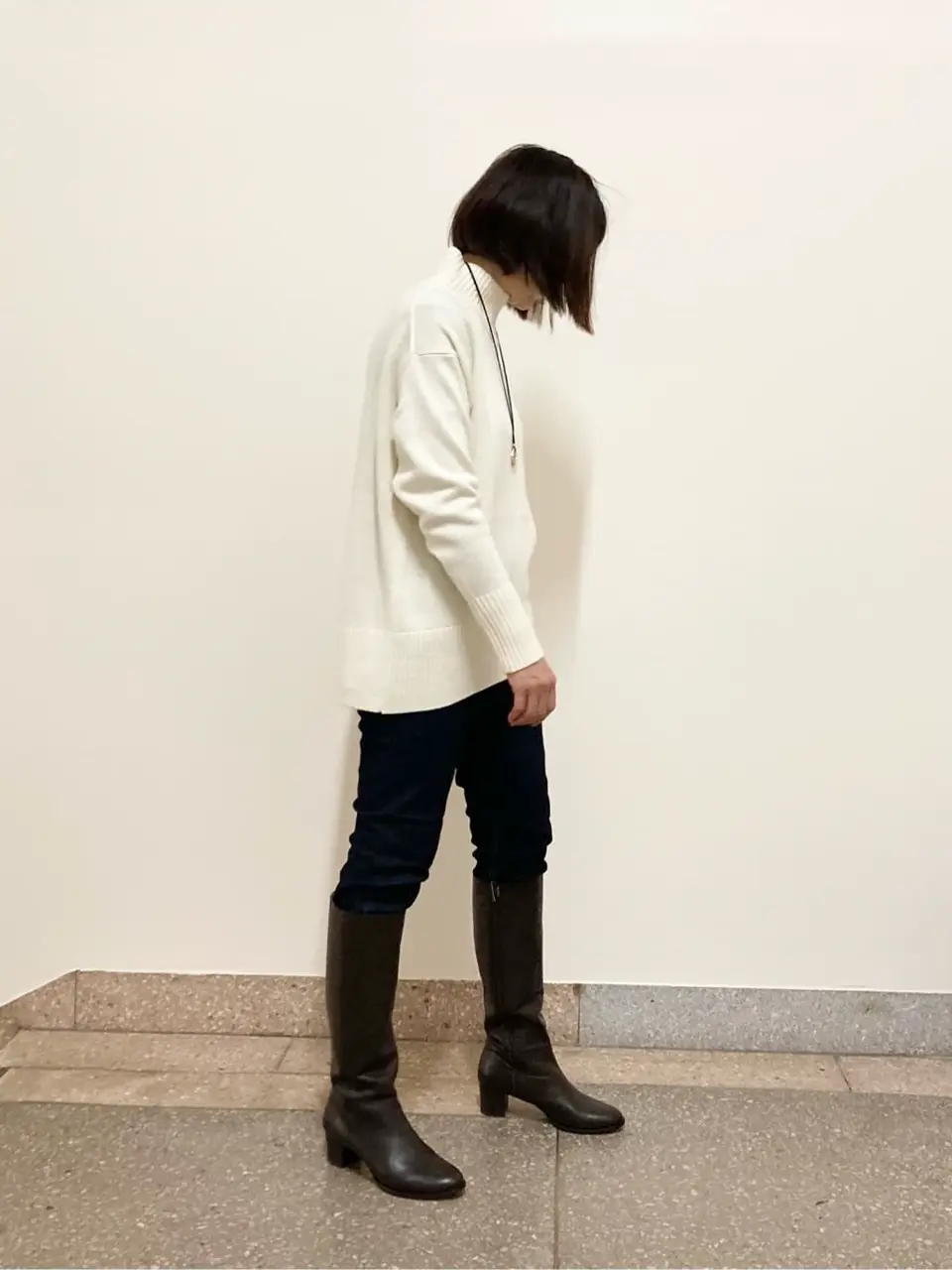 自由区 阿部 コーディネート画像