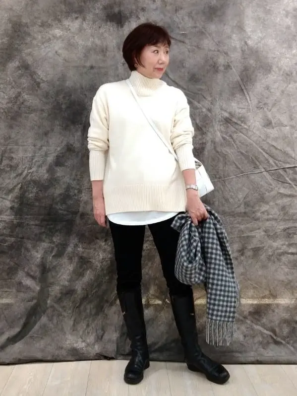 自由区 鶴田 コーディネート画像