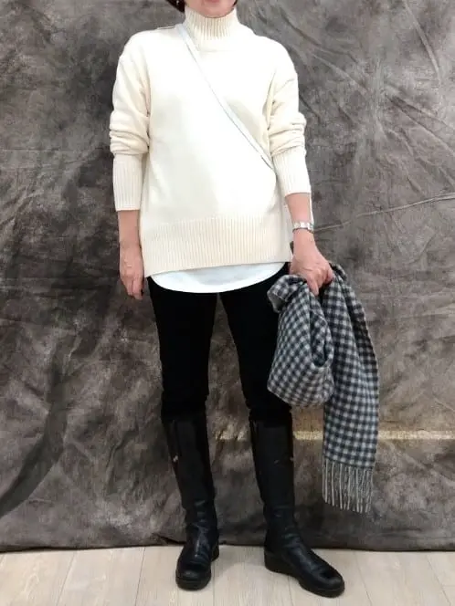 自由区 鶴田 コーディネート画像