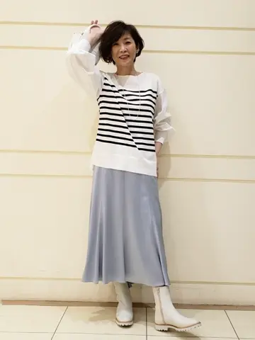 自由区 maruri コーディネート画像