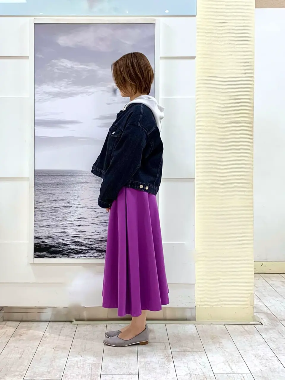 自由区 中鉢 コーディネート画像