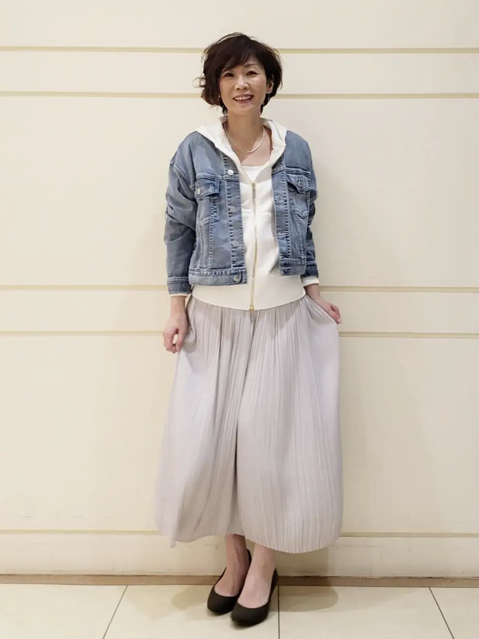 自由区 maruri コーディネート画像