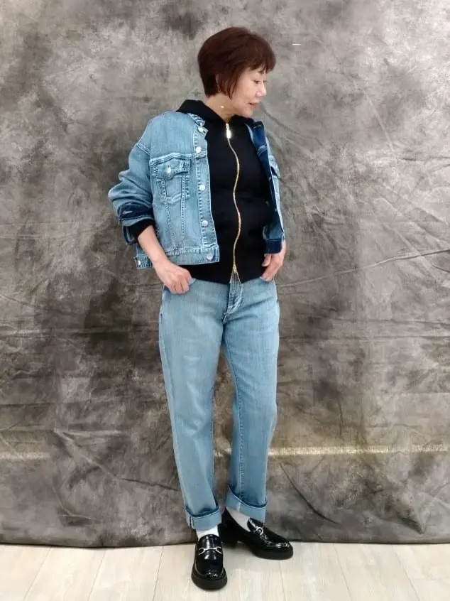 自由区 鶴田 コーディネート画像