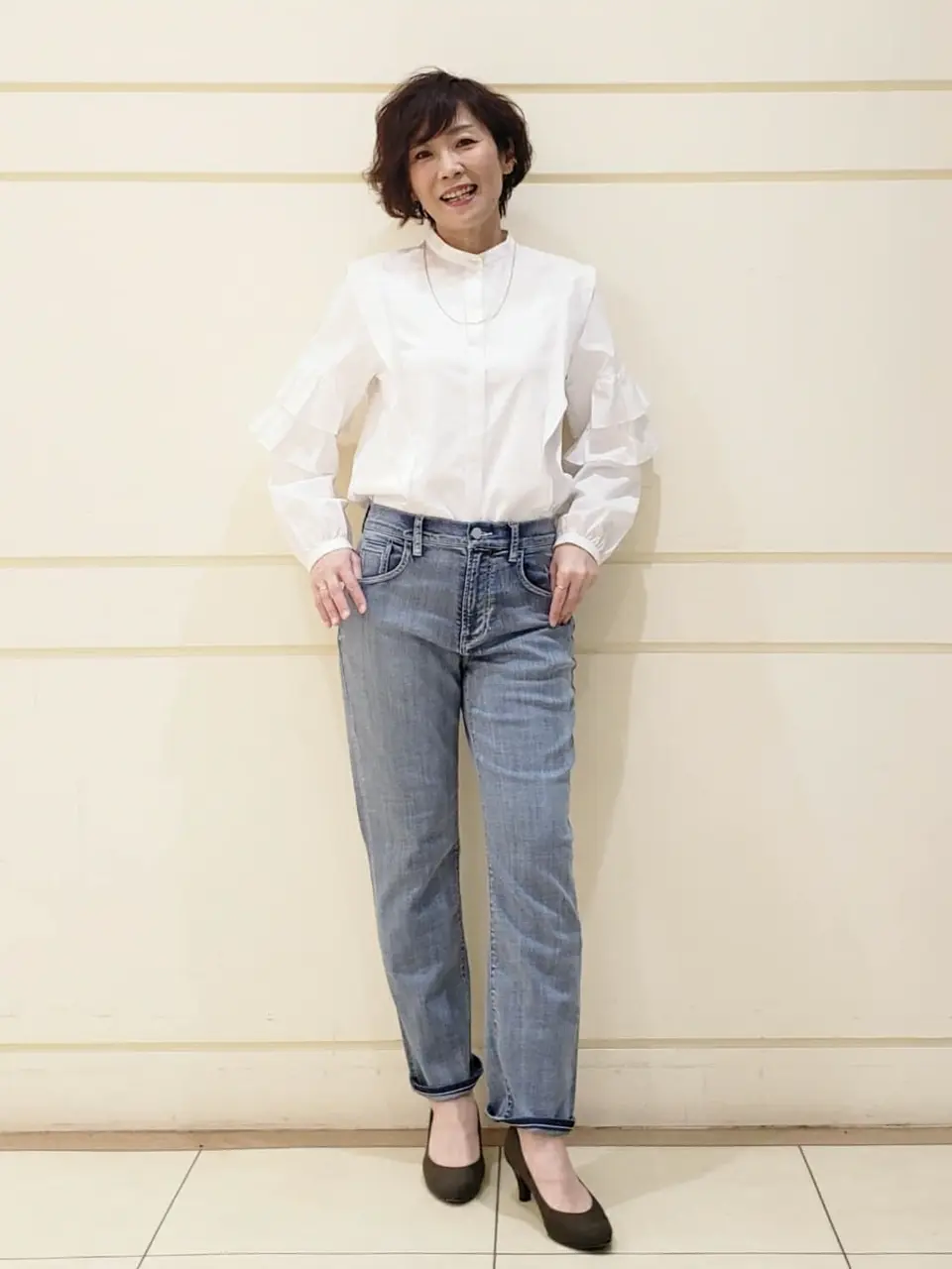 自由区 maruri コーディネート画像