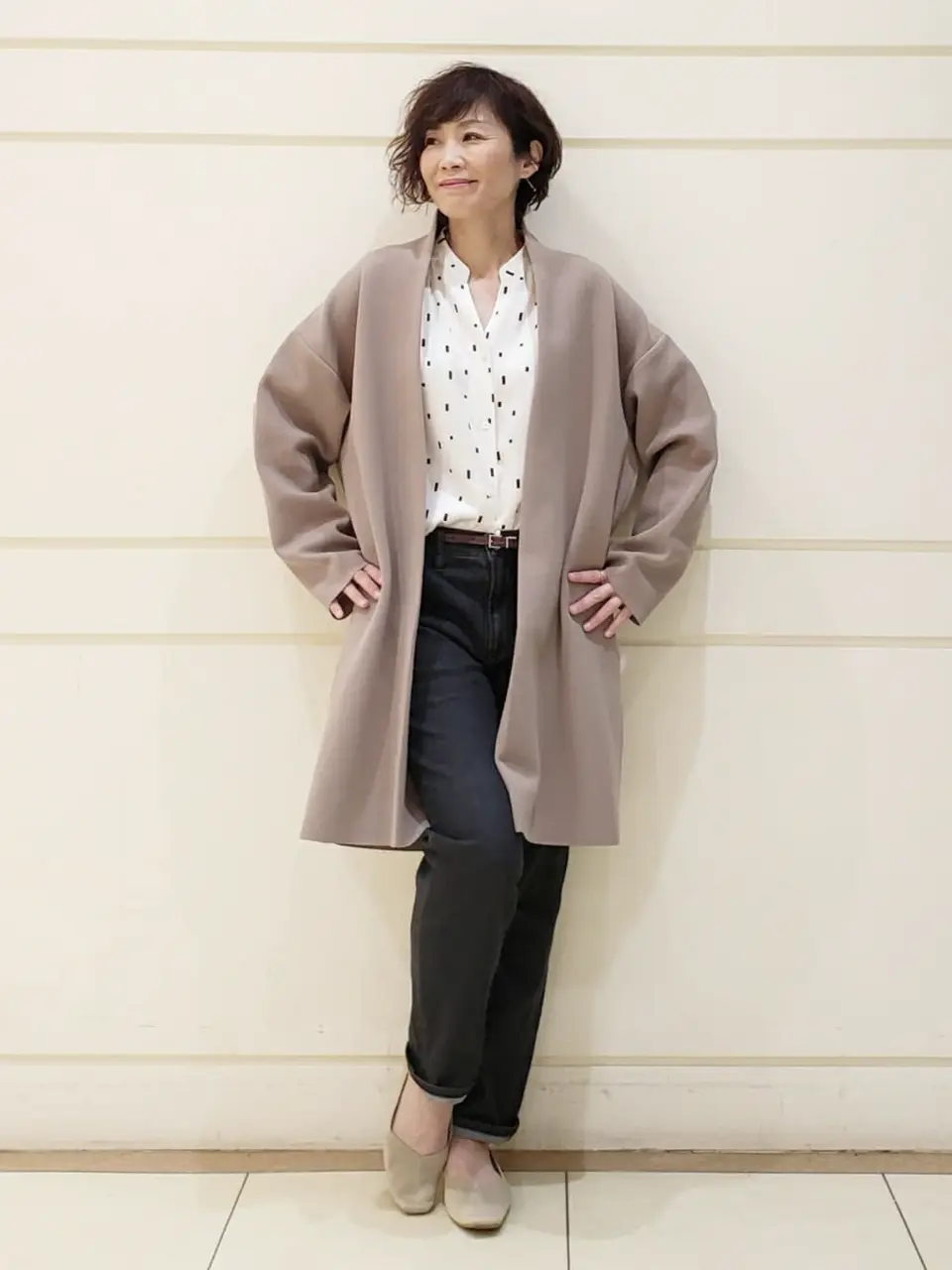 自由区 maruri コーディネート画像